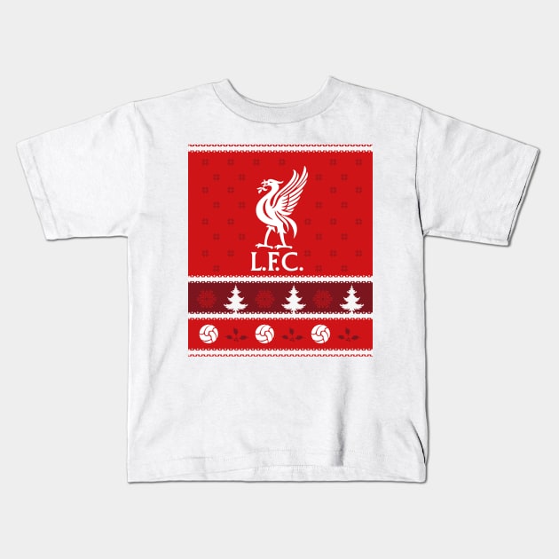 Happy new year liverpool - Merry Christmas Kids T-Shirt by soufibyshop